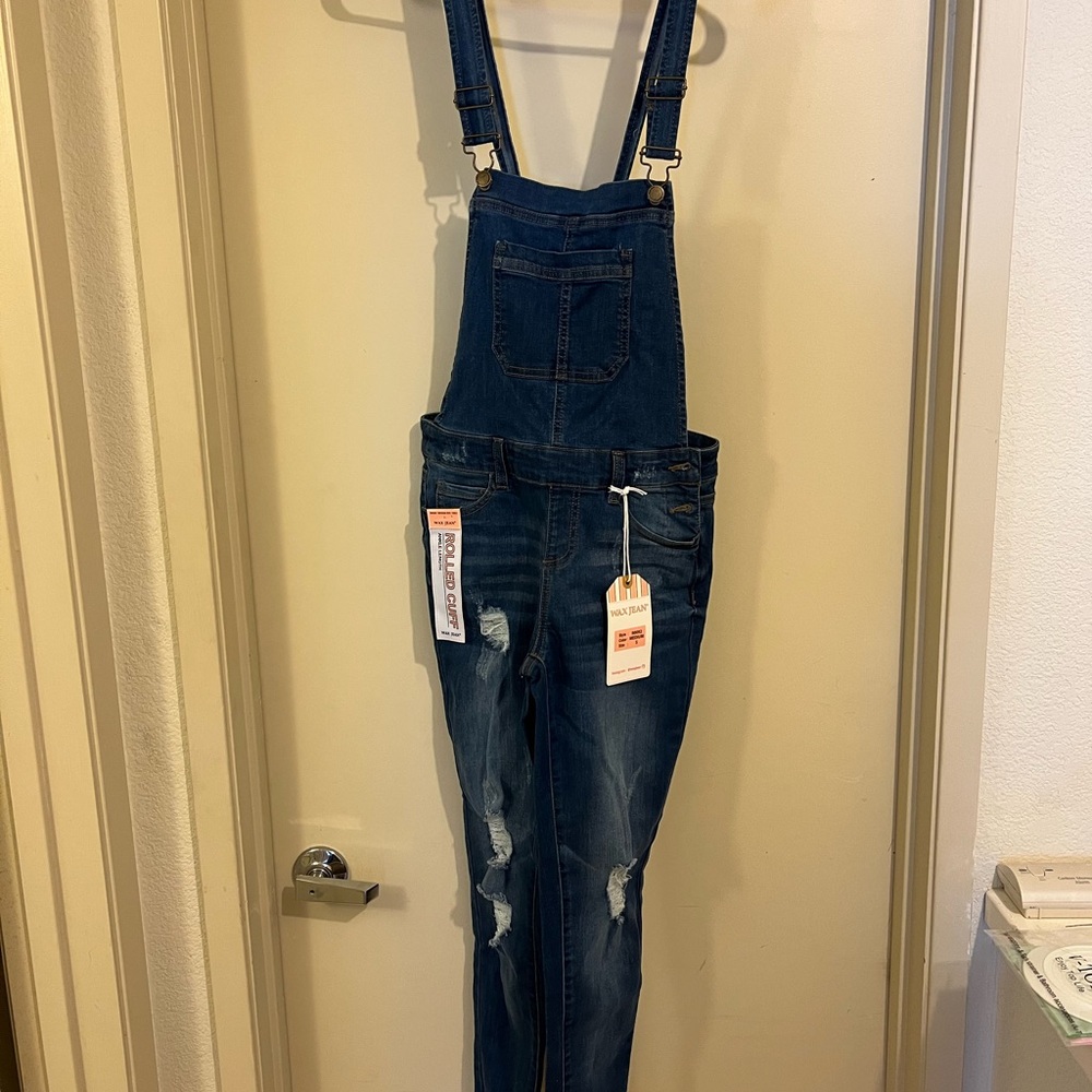 Denim Blue Women's Overalls
